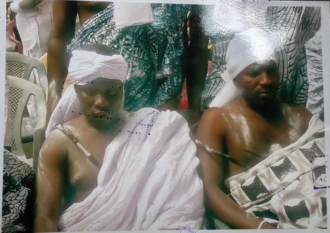 Nii Boi IV and Dzaasetse Nii Apiakai I After Enstoolment